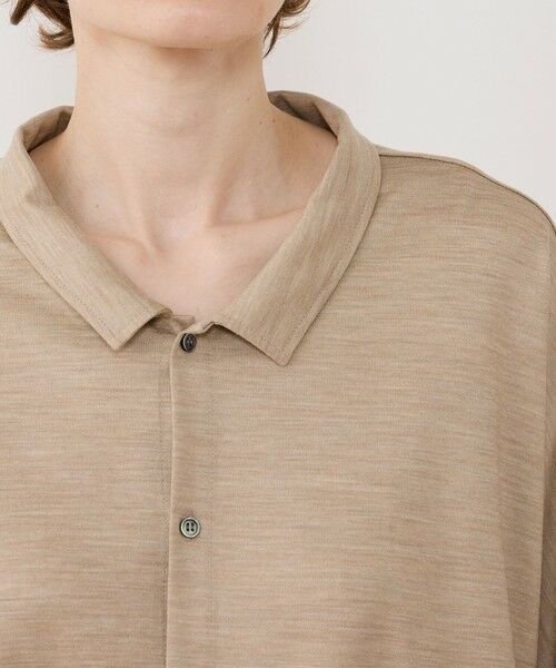 TOMORROWLAND / トゥモローランド シャツ・ブラウス（半袖以外） | ウォッシャブルウールジャージー ドルマンスリーブシャツ | 詳細5