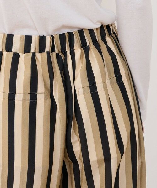 TOMORROWLAND / トゥモローランド その他パンツ | シルクハブタエストライププリント ワイドイージーパンツ | 詳細6