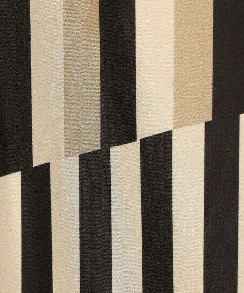 TOMORROWLAND / トゥモローランド その他パンツ | シルクハブタエストライププリント ワイドイージーパンツ | 詳細9