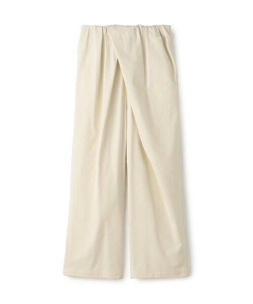 TOMORROWLAND / トゥモローランド その他パンツ | ノンマーセライズドコットン アシンメトリーパンツ(11 ホワイト)