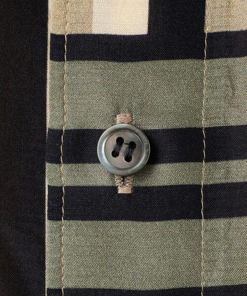 TOMORROWLAND / トゥモローランド ロング・マキシ丈ワンピース | シルクハブタエストライププリント バンドカラーシャツワンピース | 詳細8