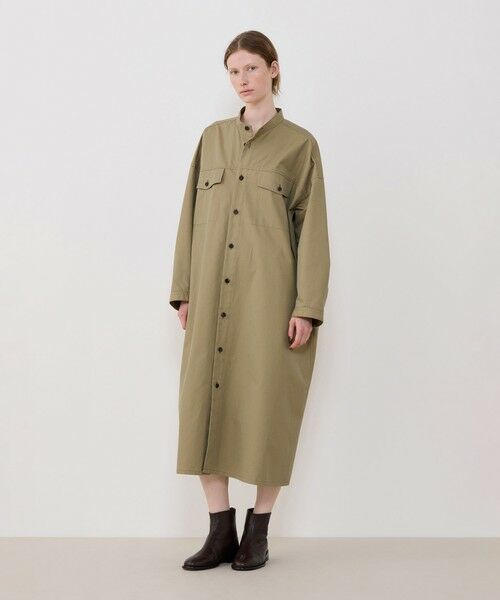 TOMORROWLAND / トゥモローランド ロング・マキシ丈ワンピース | クラシカルギャバジン シャツワンピース | 詳細2