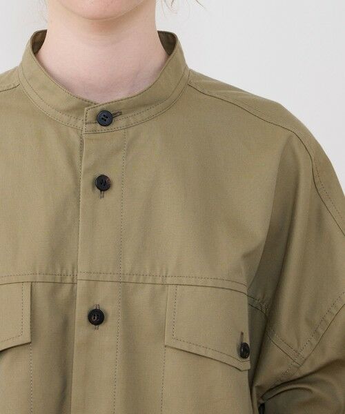 TOMORROWLAND / トゥモローランド ロング・マキシ丈ワンピース | クラシカルギャバジン シャツワンピース | 詳細5