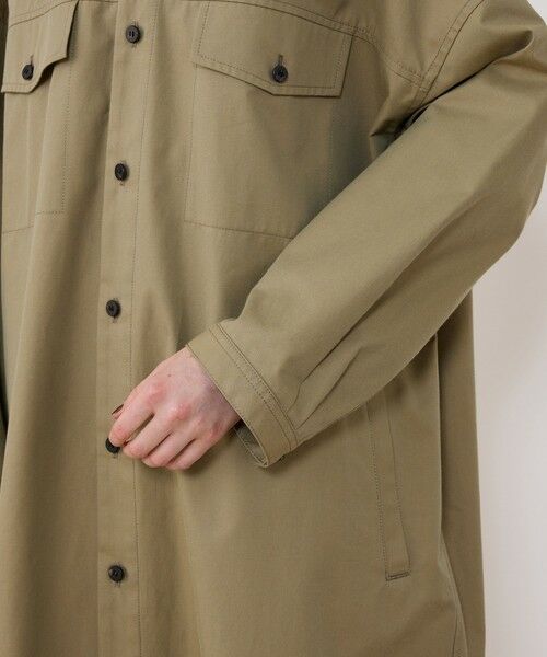 TOMORROWLAND / トゥモローランド ロング・マキシ丈ワンピース | クラシカルギャバジン シャツワンピース | 詳細6