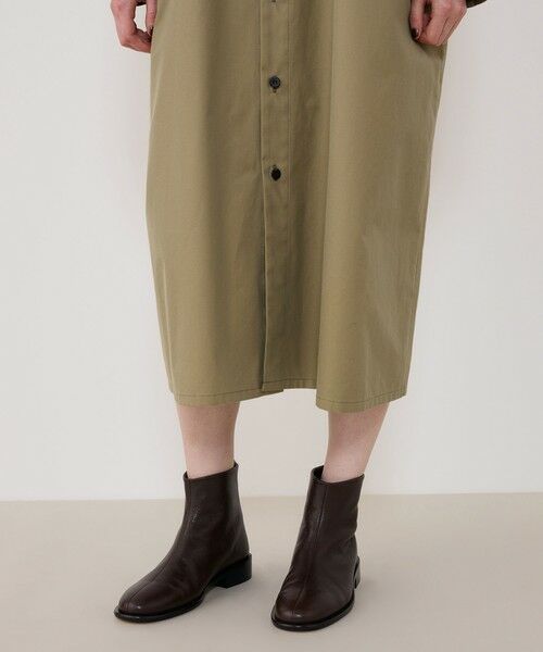 TOMORROWLAND / トゥモローランド ロング・マキシ丈ワンピース | クラシカルギャバジン シャツワンピース | 詳細8