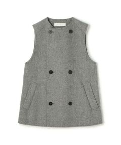 TOMORROWLAND / トゥモローランド ベスト | ウールダブルフェイス トレンチベスト