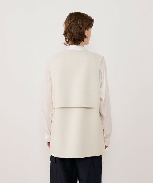 TOMORROWLAND / トゥモローランド ベスト | ウールダブルフェイス トレンチベスト | 詳細4