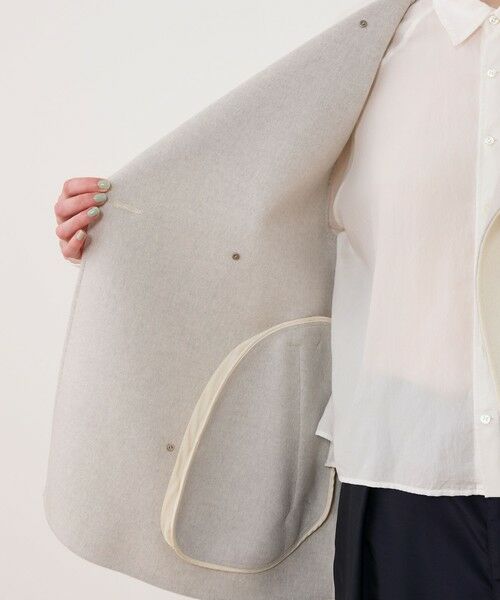 TOMORROWLAND / トゥモローランド ベスト | ウールダブルフェイス トレンチベスト | 詳細5