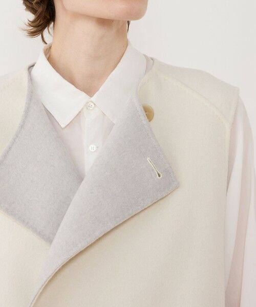 TOMORROWLAND / トゥモローランド ベスト | ウールダブルフェイス トレンチベスト | 詳細6