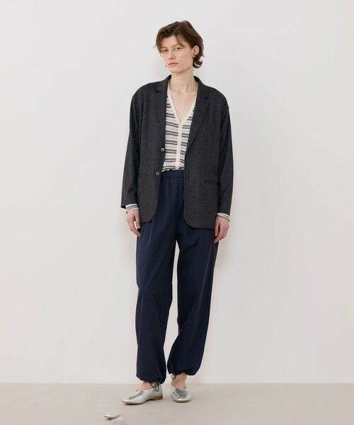 TOMORROWLAND / トゥモローランド テーラードジャケット | ウォッシャブルウールジャージー ノッチドラペルジャケット | 詳細1