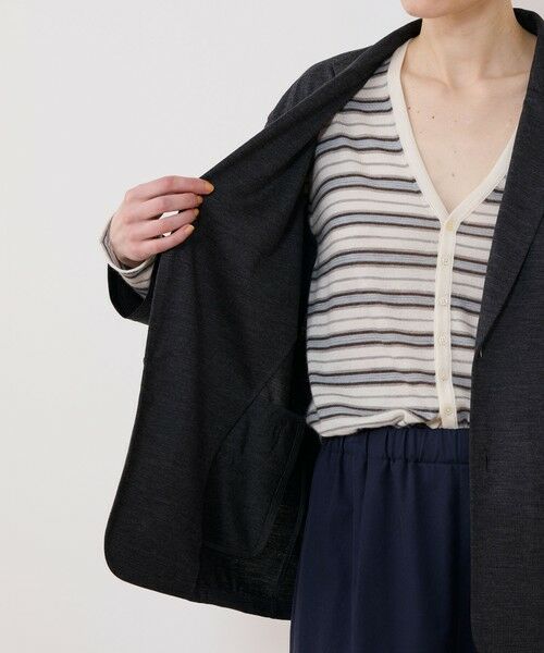 TOMORROWLAND / トゥモローランド テーラードジャケット | ウォッシャブルウールジャージー ノッチドラペルジャケット | 詳細5