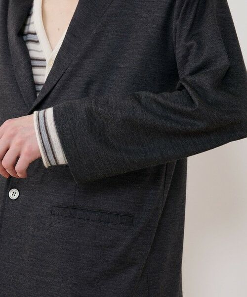 TOMORROWLAND / トゥモローランド テーラードジャケット | ウォッシャブルウールジャージー ノッチドラペルジャケット | 詳細7