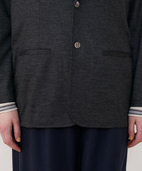 TOMORROWLAND / トゥモローランド テーラードジャケット | ウォッシャブルウールジャージー ノッチドラペルジャケット | 詳細8