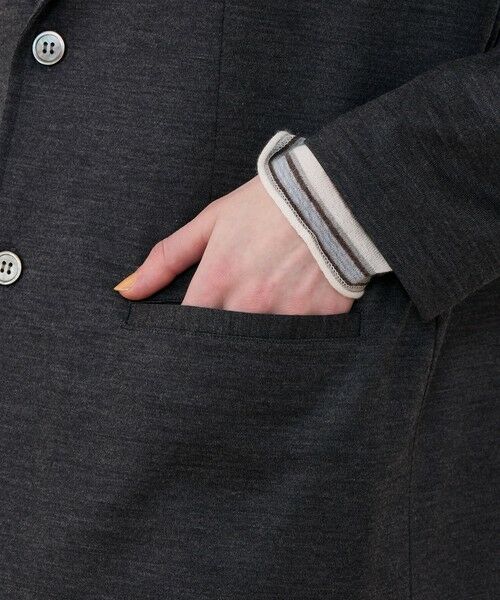 TOMORROWLAND / トゥモローランド テーラードジャケット | ウォッシャブルウールジャージー ノッチドラペルジャケット | 詳細9
