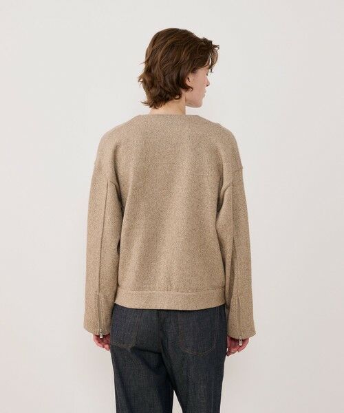 TOMORROWLAND / トゥモローランド ブルゾン | カシミヤペーパー ライダースジャケット | 詳細4