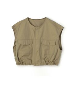 TOMORROWLAND / トゥモローランド ベスト | クラシカルギャバジン オーバルベスト