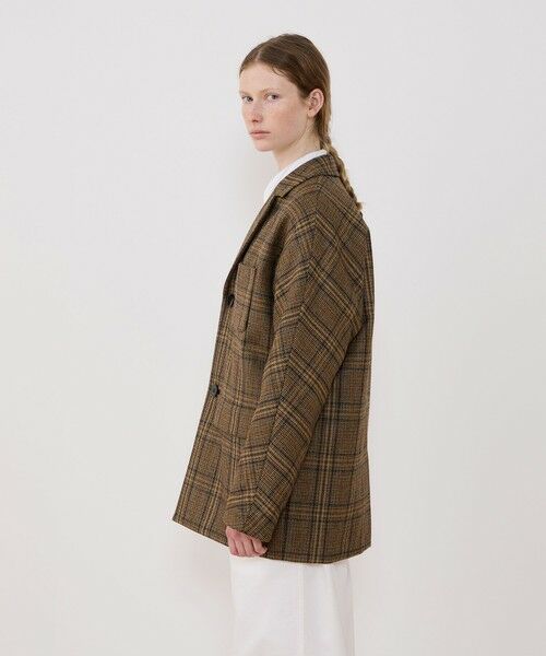 TOMORROWLAND / トゥモローランド その他アウター | チェビオットツイード ドルマンスリーブコート | 詳細3
