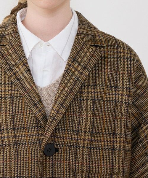 TOMORROWLAND / トゥモローランド その他アウター | チェビオットツイード ドルマンスリーブコート | 詳細5