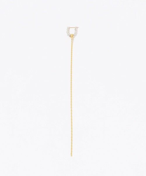 TOMORROWLAND / トゥモローランド ピアス・イヤリング | PLOW wreath pieceU チェーンピアス | 詳細2