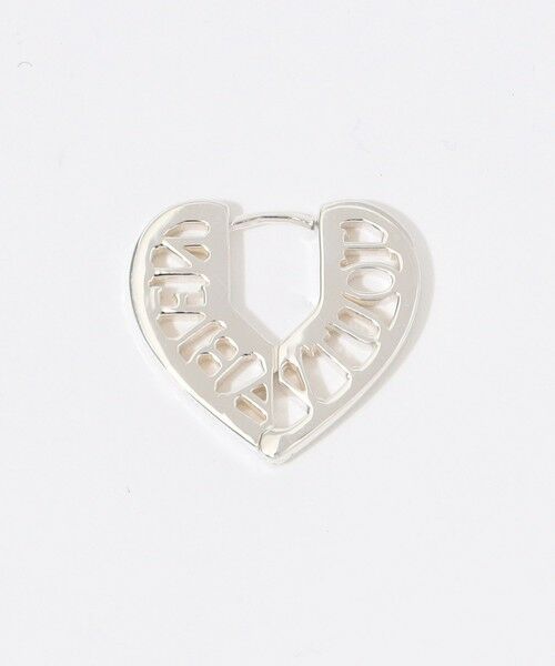 TOMORROWLAND / トゥモローランド ピアス・イヤリング | PLOW Lettering heart ピアス | 詳細2