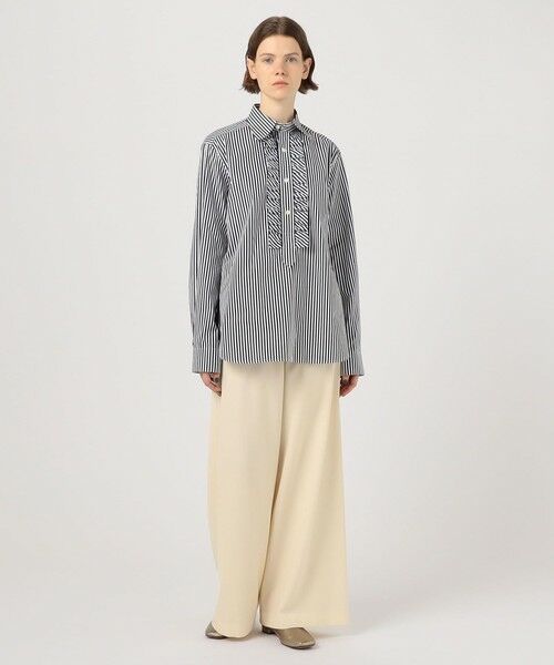 TOMORROWLAND / トゥモローランド シャツ・ブラウス(半袖以外) | sebline ラッフルシャツ | 詳細1