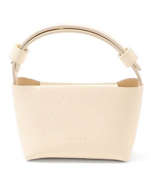 TOMORROWLAND/トゥモローランド ARRHE STUDIO Ellisse mini ハンドバッグ 41 ライトベージュ F