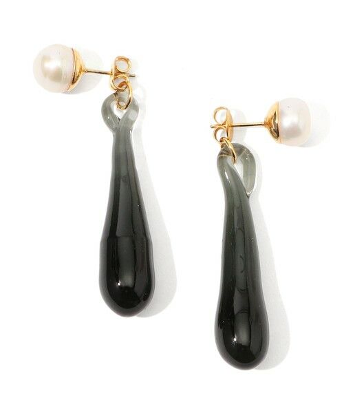 TOMORROWLAND / トゥモローランド ピアス・イヤリング | LEVENS JEWELS Pearl&Tear ピアス(19 ブラック)