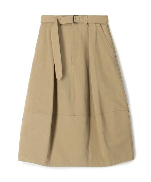 TOMORROWLAND / トゥモローランド ミニ・ひざ丈スカート | 【別注】HAVERSACK Cocoon コットンツイルスカート（43 ベージュ）