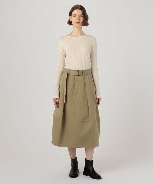 TOMORROWLAND / トゥモローランド ミニ・ひざ丈スカート | 【別注】HAVERSACK Cocoon コットンツイルスカート | 詳細1