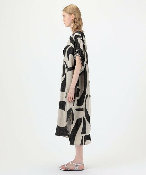 TOMORROWLAND / トゥモローランド ミニ丈・ひざ丈ワンピース | HAVERSACK リネンジャカード ワンピース | 詳細2