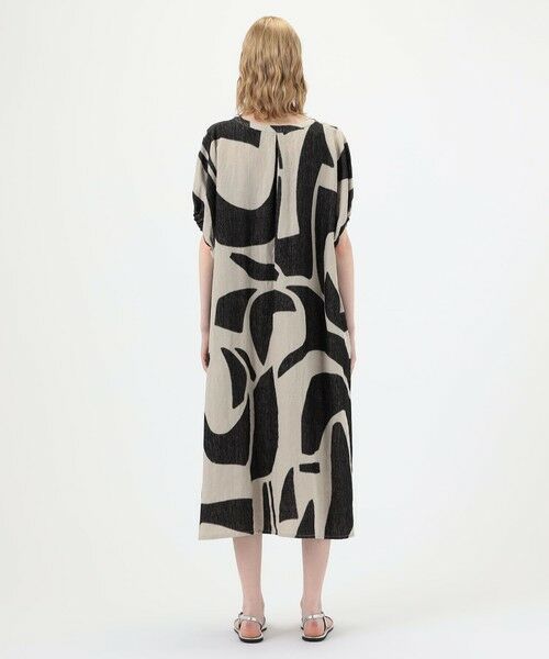 TOMORROWLAND / トゥモローランド ミニ丈・ひざ丈ワンピース | HAVERSACK リネンジャカード ワンピース | 詳細3