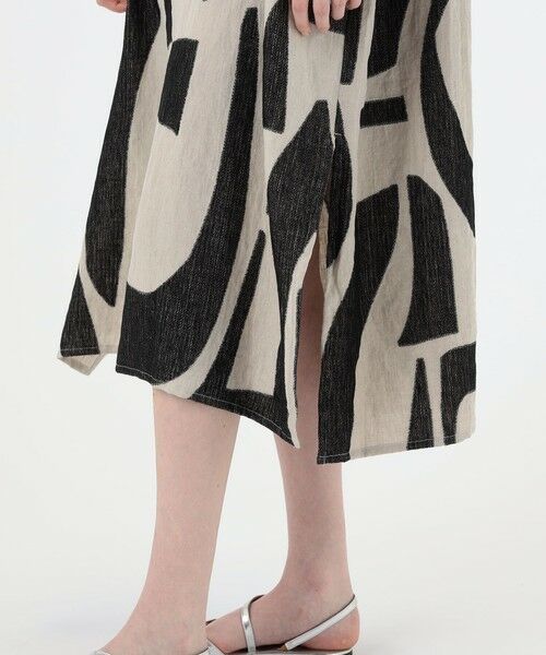 TOMORROWLAND / トゥモローランド ミニ丈・ひざ丈ワンピース | HAVERSACK リネンジャカード ワンピース | 詳細8