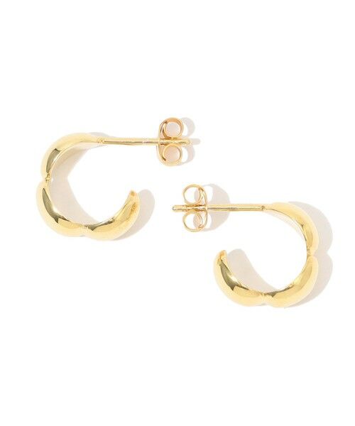 TOMORROWLAND/トゥモローランド RAGBAG EMBERLY HOOPS ピアス 91 ゴールド F