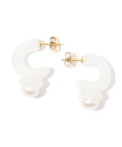 TOMORROWLAND / トゥモローランド ピアス・イヤリング | LEVENS JEWELS MINI PEARL HOOPS ピアス