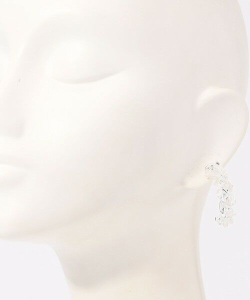 TOMORROWLAND / トゥモローランド ピアス・イヤリング | LEVENS JEWELS TWIST HOOP CLEAR ピアス | 詳細4