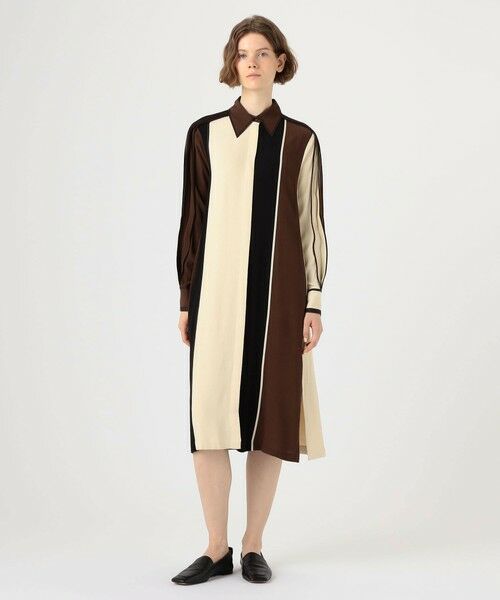 TOMORROWLAND / トゥモローランド ミニ丈・ひざ丈ワンピース | BODICE STUDIO Colourblocked ドレス | 詳細1