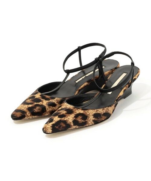 TOMORROWLAND / トゥモローランド フラットシューズ | BRENTELLA LEOPARD ミュールパンプス | 詳細1