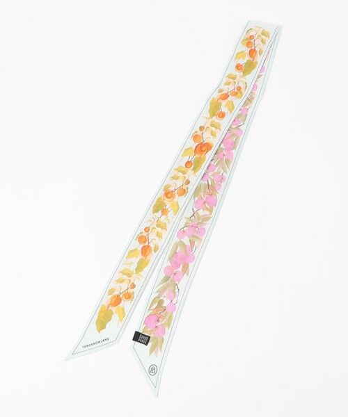 TOMORROWLAND / トゥモローランド バンダナ・スカーフ | Atelier TOMORROWLAND AUTUMN FLOWER BANDEAU シルクスカーフ | 詳細2