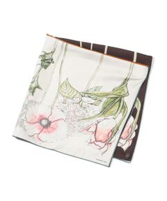 TOMORROWLAND / トゥモローランド バンダナ・スカーフ | Atelier TOMORROWLAND DOUBLE FLOWER シルクスカーフ