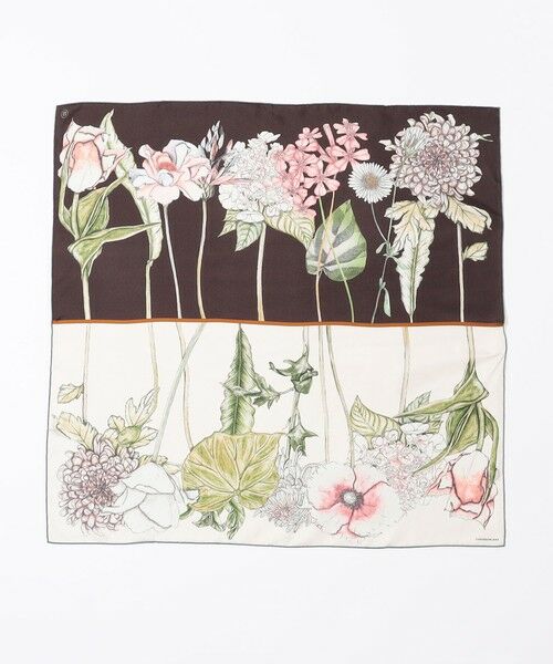 TOMORROWLAND / トゥモローランド バンダナ・スカーフ | Atelier TOMORROWLAND DOUBLE FLOWER シルクスカーフ | 詳細2