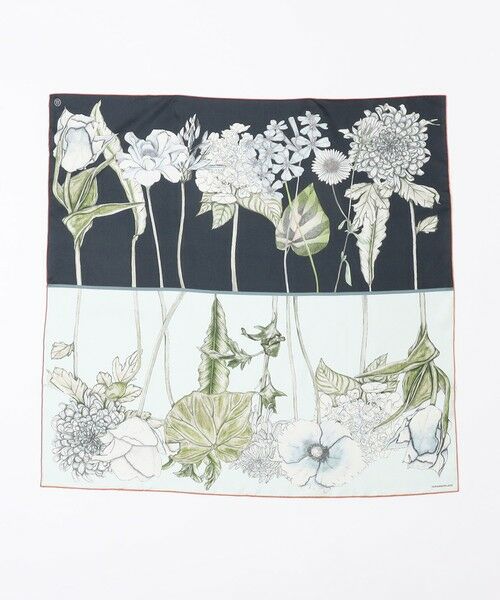 TOMORROWLAND / トゥモローランド バンダナ・スカーフ | Atelier TOMORROWLAND DOUBLE FLOWER シルクスカーフ | 詳細3