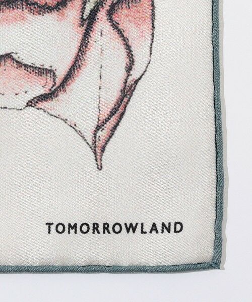 TOMORROWLAND / トゥモローランド バンダナ・スカーフ | Atelier TOMORROWLAND DOUBLE FLOWER シルクスカーフ | 詳細5