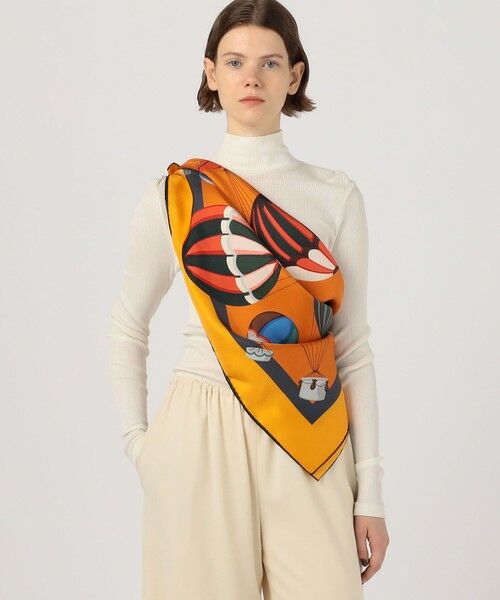 TOMORROWLAND / トゥモローランド バンダナ・スカーフ | Atelier TOMORROWLAND BALLON シルクスカーフ | 詳細1