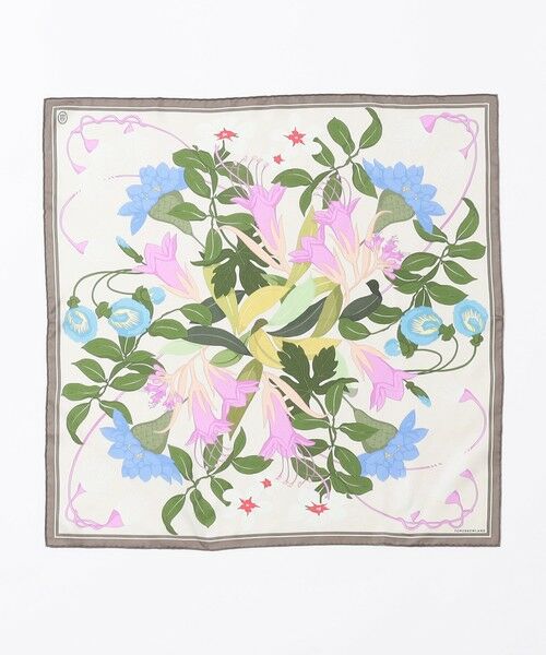 TOMORROWLAND / トゥモローランド バンダナ・スカーフ | Atelier TOMORROWLAND FLOWER シルクスカーフ | 詳細2