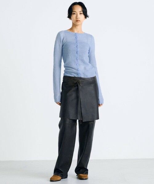 TOMORROWLAND / トゥモローランド カーディガン・ボレロ | モヘアシアー クルーネックカーディガン | 詳細1