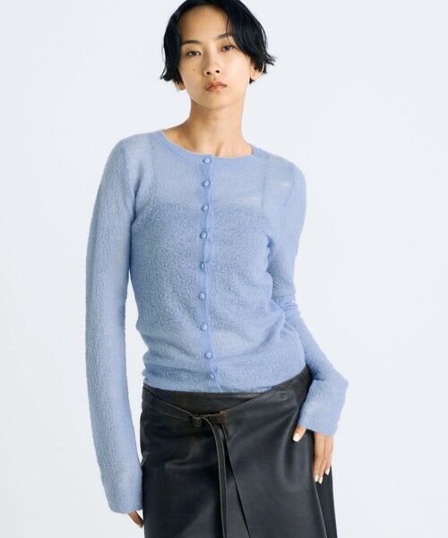 TOMORROWLAND / トゥモローランド カーディガン・ボレロ | モヘアシアー クルーネックカーディガン | 詳細2