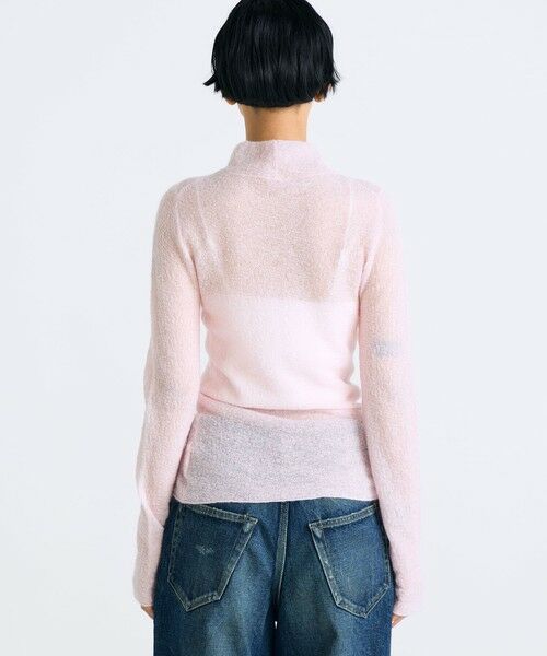 TOMORROWLAND / トゥモローランド ニット・セーター | モヘアシアー ハイネックネックニット | 詳細4