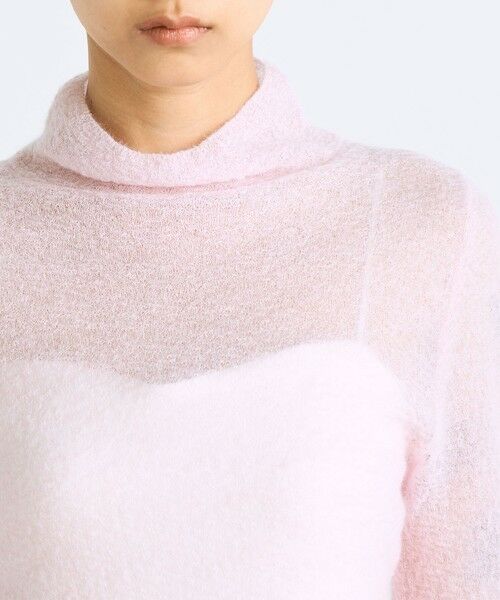 TOMORROWLAND / トゥモローランド ニット・セーター | モヘアシアー ハイネックネックニット | 詳細5