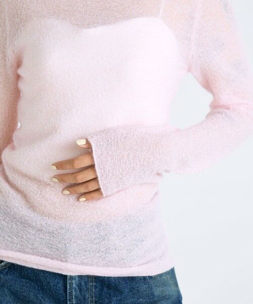 TOMORROWLAND / トゥモローランド ニット・セーター | モヘアシアー ハイネックネックニット | 詳細7