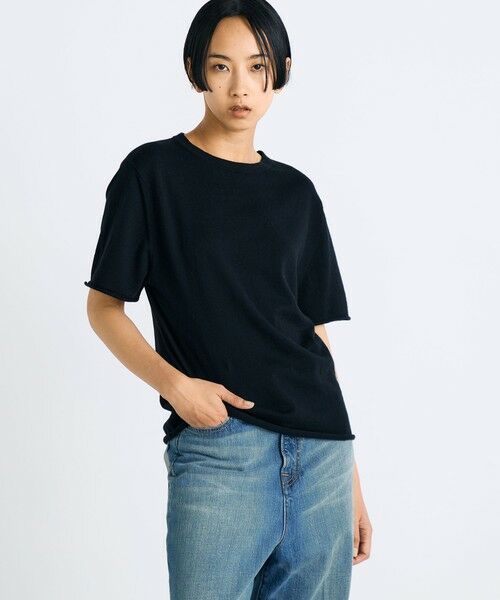 TOMORROWLAND / トゥモローランド ニット・セーター | コットンカシミヤ ハーフスリーブニット | 詳細2